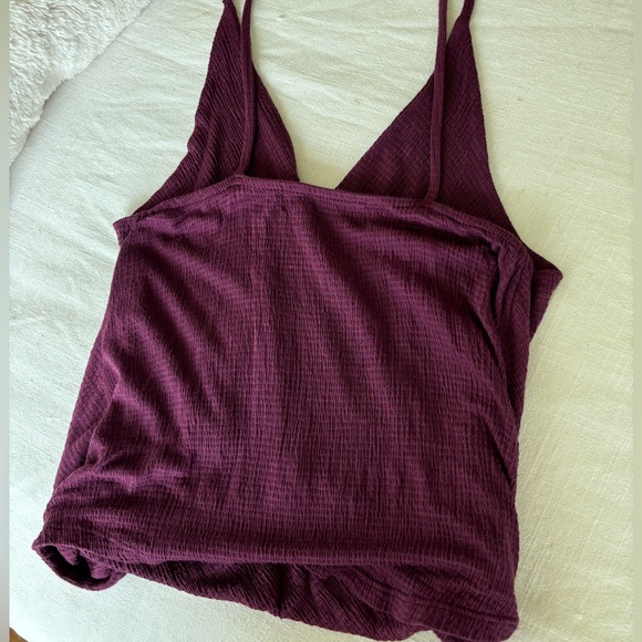 Burgundy Wrap Tank - Project Social T - Picture 2 of 3